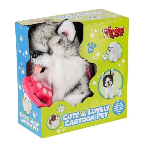 Nessiworld PR66302-26T Yürüyen Tasmalı Peluş Yürüyen Husky - Image 1