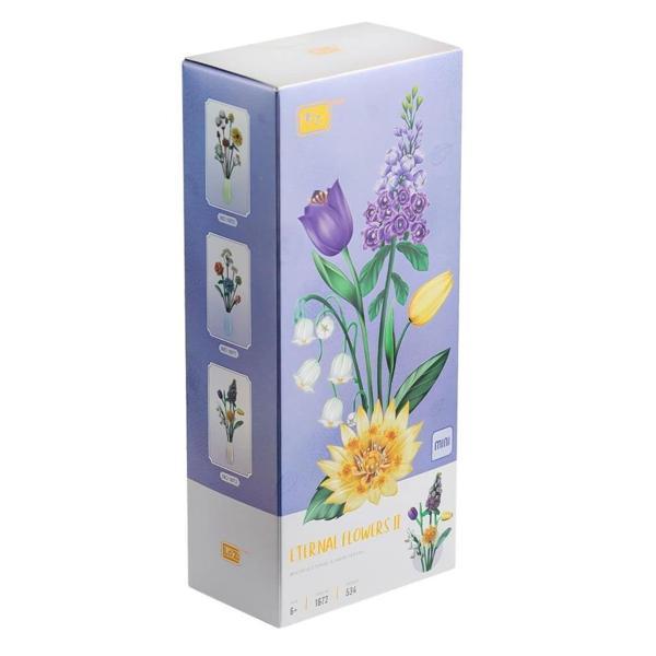 Nessiworld LZ1672 LOZ Çiçek Blok Seti 534 Parça-Vagon life - Image 1