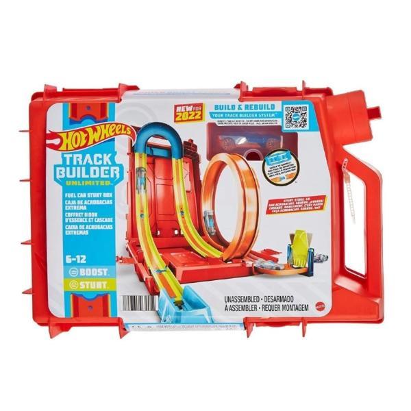 HDX78 HW Track Builder Benzin Bidonu Akrobasi Seti, Hot Wheels Track Builder - Image 1
