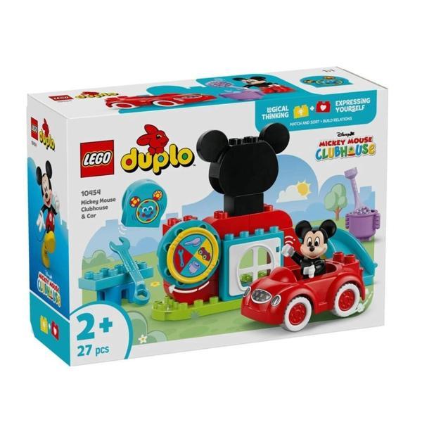 Nessiworld 10454  Duplo Mickey Mousenun Kulüp Evi ve Arabası 27 parça +2 yaş - Image 1