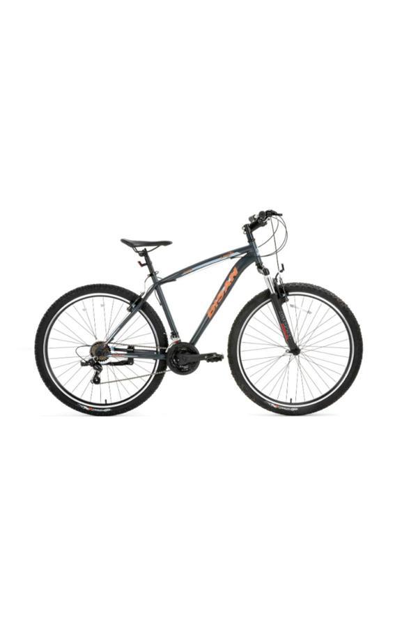 Leon Mekanik Disk Fren 24" Jant 34Cm Kadro Mat Gri/Turuncu Dağ Bisikleti - Image 1