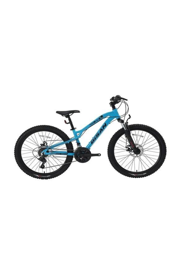 Kdx 2800 D 24" Alüminyum Kadro Mekanik Disk Fren Dağ Bisikleti - Açık Mavi , 21 Vites Shimano - Image 1