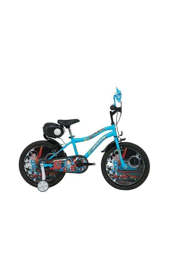 Bisan Nıko Erkek Çocuk Bisikleti 30Cm V 20 Jant Açık Mavi Sarı - Image 1