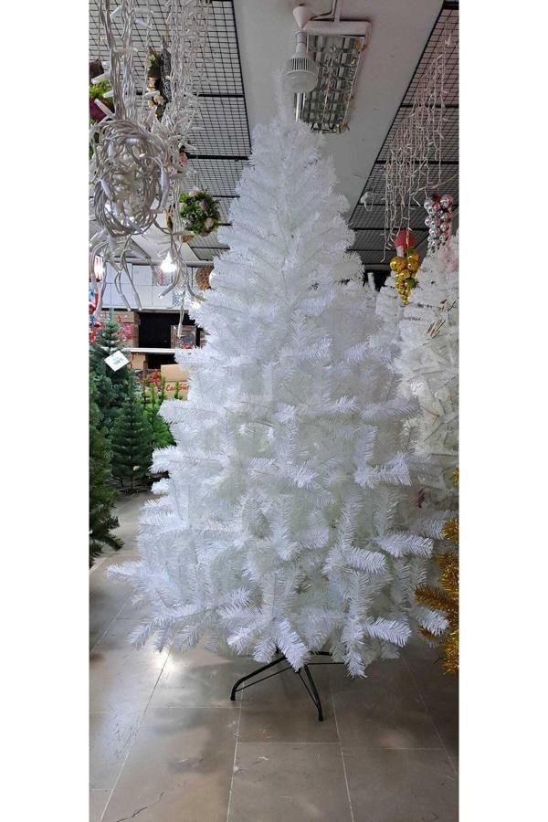 Winterfest Beyaz 210 Cm 900 Dal Özel Yapım Yılbaşı Ağacı Gerçek Görsel - Image 1
