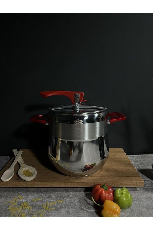 Bena Life 10 Lt 18/10 Paslanmaz Düdüklü Tencere - Image 1