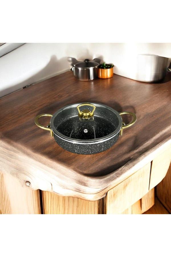 Bena Life 18 Cm Çift Kulp Granit Tava - Image 1