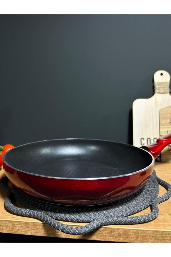Bena Life 24 Cm Kırmızı Seramik Tava - Image 1
