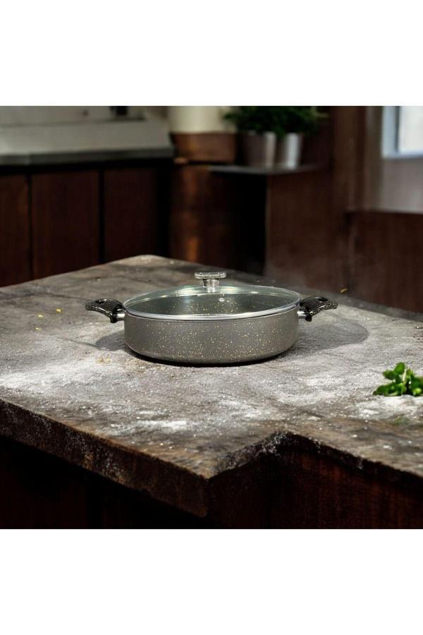Bena Life 28 Cm Granit Basık Tencere - Image 1