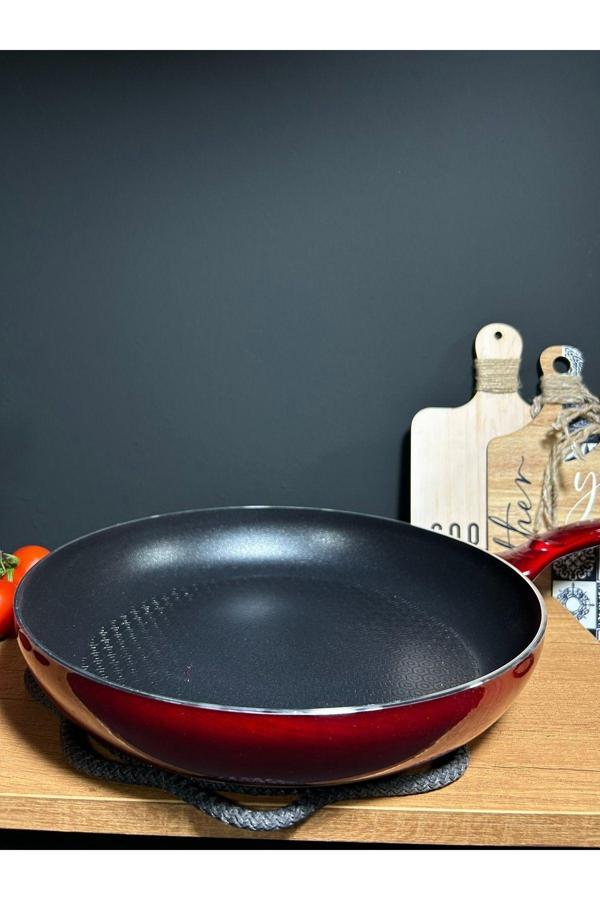 Bena Life 28 Cm Kırmızı Seramik Tava - Image 1