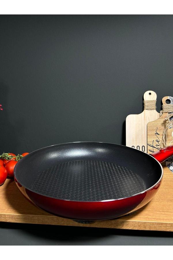 Bena Life 30 Cm Kırmızı Seramik Tava - Image 1