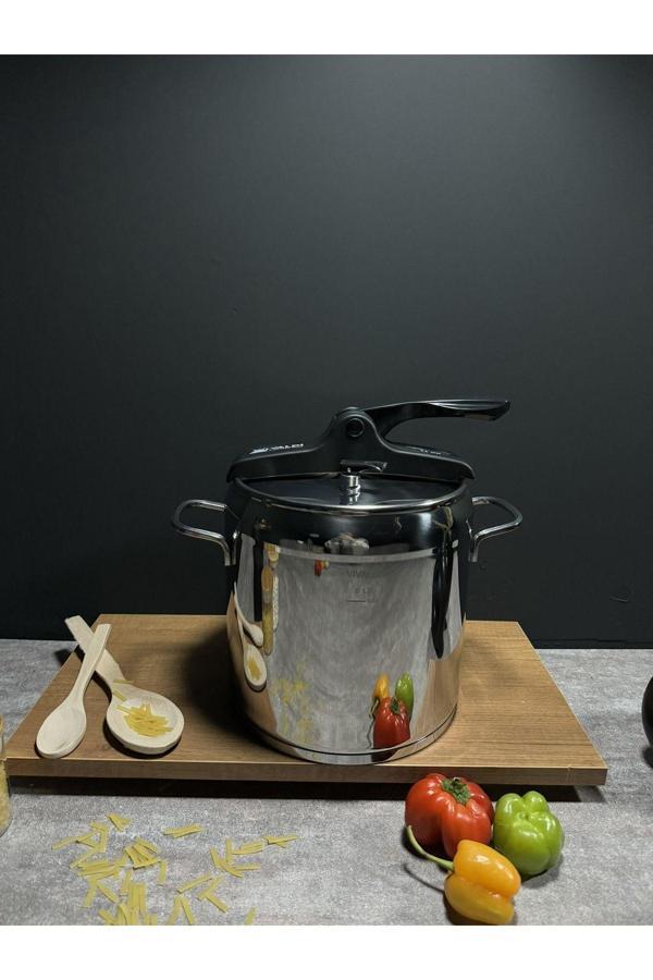 Bena Life 8 Lt 18/10 Paslanmaz Düdüklü Tencere - Image 1