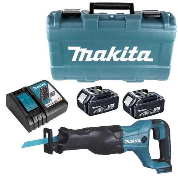 Makita DJR186RFE 18 V Çift Akülü Tilki Kuyruğu Testere - Image 1
