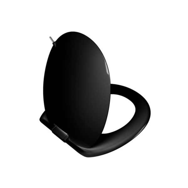 VitrA İstanbul Klozet kapağı 166-070-109 Duroplast - üstten sıkmalı - yavaş kapanır - metal menteşeli - siyah - Image 1