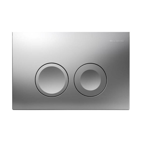 Geberit Delta25 115.125.46.5 Kumanda Paneli Çift Basmalı - Mat Krom - Image 1