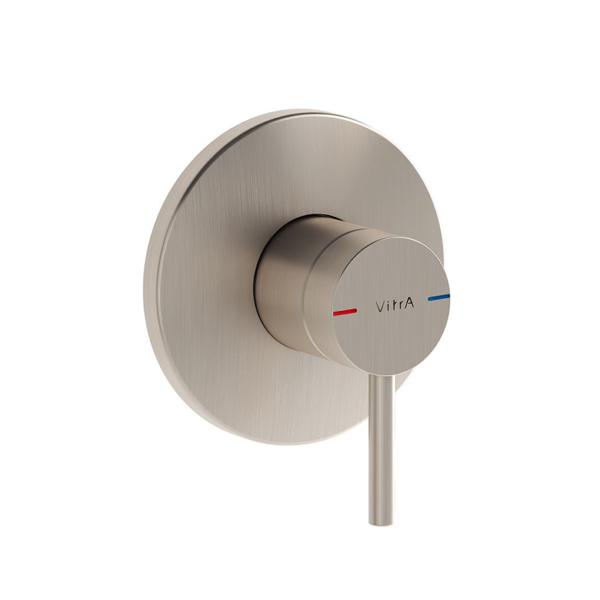 VitrA Origin Ankastre Duş Bataryası A4262134 Sıva Üstü Grubu - Fırçalı Nikel - Image 1