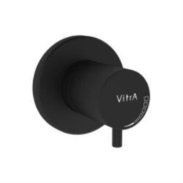 VitrA Ankastre Stop Valf A4145836WTC Sıva üstü grubu - mat siyah - Image 1