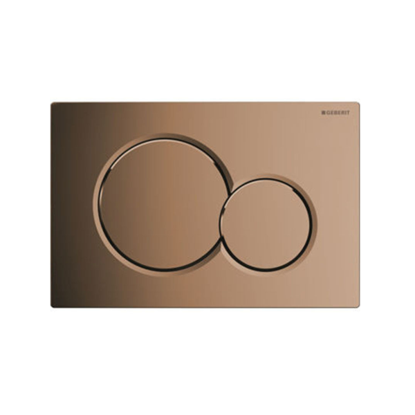 Geberit Sigma01 115.770.DT.5 Çift Basmalı Kumanda Paneli, Prinç - Image 1