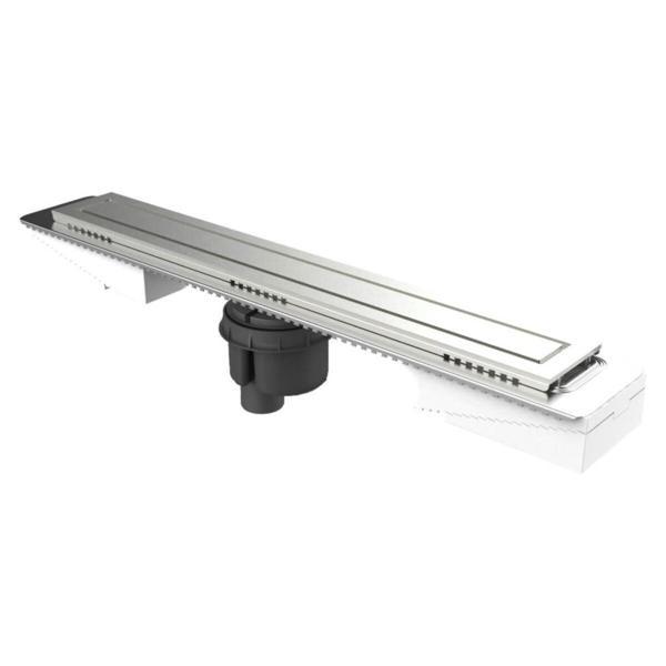 VitrA 5701203 Elegant V-Flow Duş Kanalı DK100 050 Mat Alttan Sifonlu - Image 1