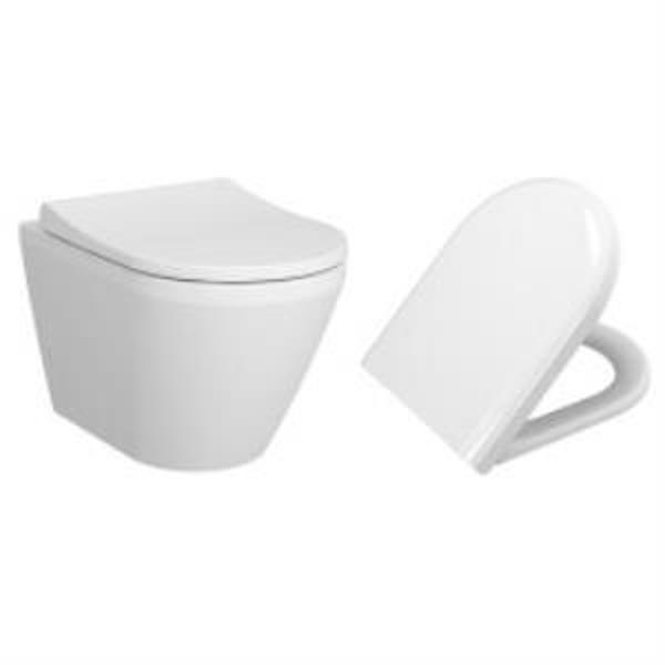 VitrA Integra Rim-Ex Asma Klozet ve Soft Kapak Takımı, Beyaz - Image 1