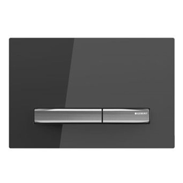 Geberit Sigma50 115.788.SD.2 Kumanda Paneli, Çift Basmalı, Füme Cam - Image 1