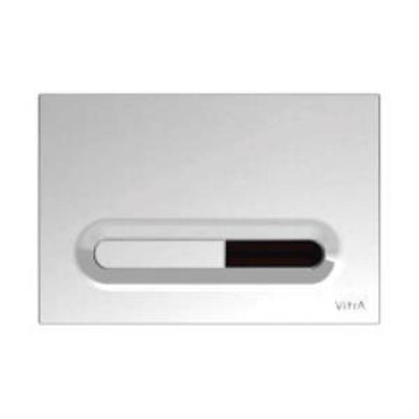 VitrA Loop T Temassız kumanda paneli 768-0885 Mat krom - 8 cm gömme rezervuarlar ve el değmeden hijyen ürünleri için - Image 1