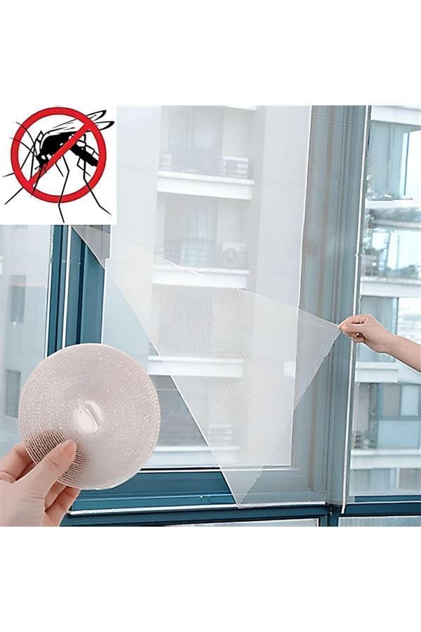 Ar Armese Pencere Sineklik Sinek Tülü Böcek Tutucu 130X150 Cm Özel Kesim Cırt Bantlı - Image 1