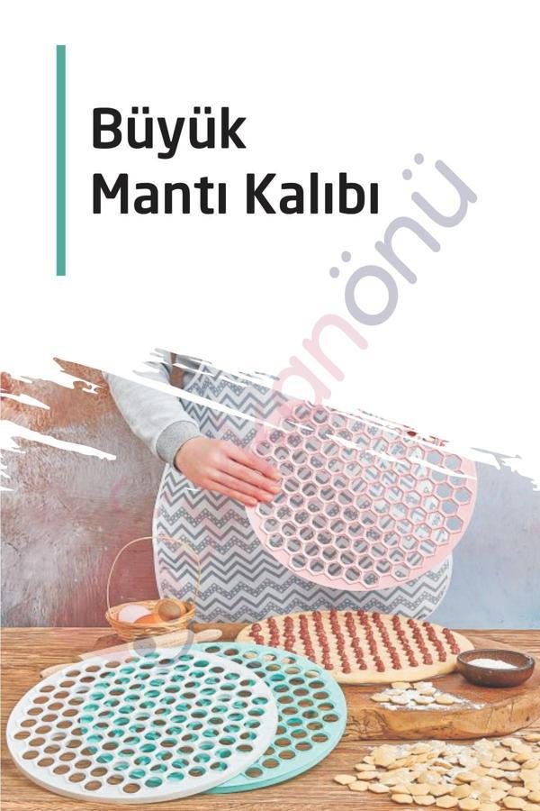 Ar Armese Pratik Büyük Mantı Kalıbı Mantı Matik Hamur Kesme Aparatı 32 Cm. Kp-121 - Image 1