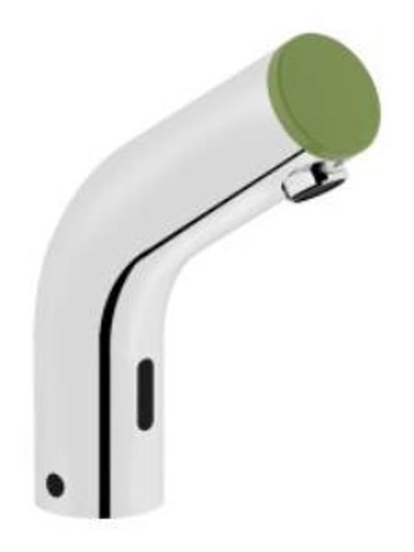 VitrA Sento Çocuk Temassız Lavabo Bataryası A47188 Elektrikli - Tek Su Girişli - Krom-Yeşil - Image 1