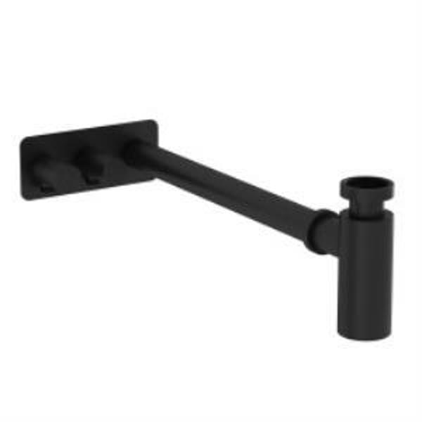VitrA Origin Lavabo Sifon Seti A4515636 Asimetrik rozetli - mat siyah - Image 1