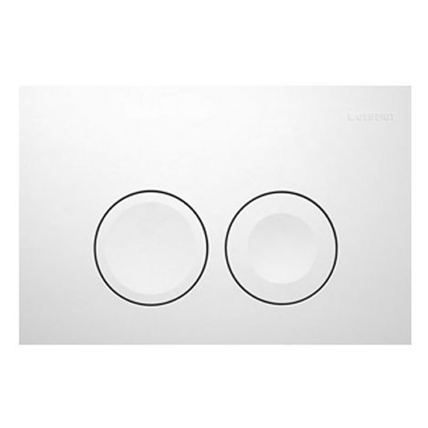 Geberit Delta25 115.125.11.5 Kumanda Paneli Çift Basmalı - Beyaz - Image 1