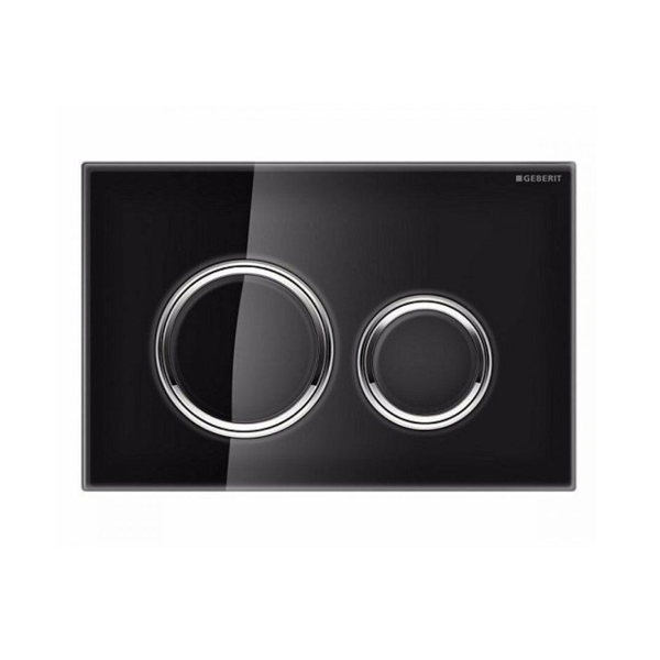 Geberit Sigma 21 115.884.SJ.1 Çift Kademeli Kumanda Paneli, Siyah Cam - Image 1