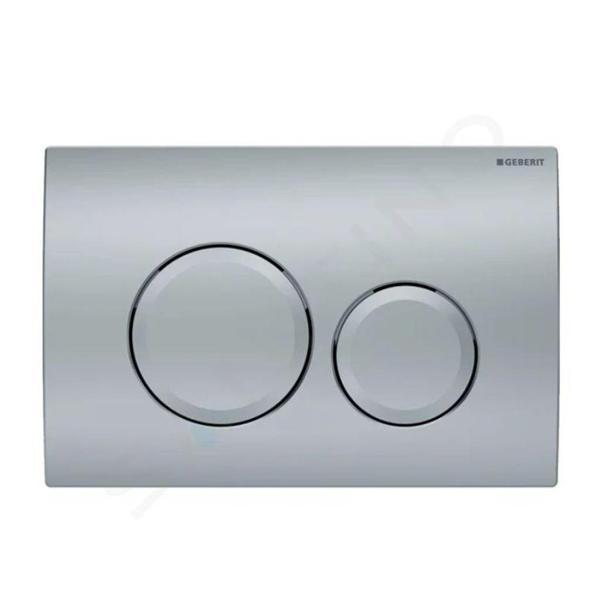 Geberit Delta20 115.127.46.1 Kumanda Paneli Çift Basmalı, Mat Krom - Image 1