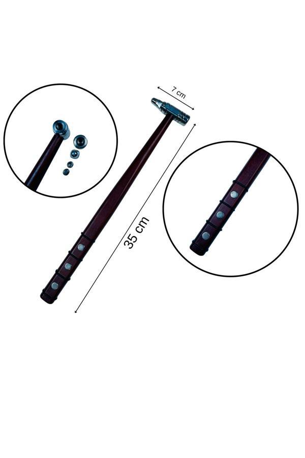 Safi 35 Cm Brezilya Tipi Boyasız Göçük Düzeltme Çekici, Pdr Çekiç, Brezil Çekiç - Sc-13 - Image 1