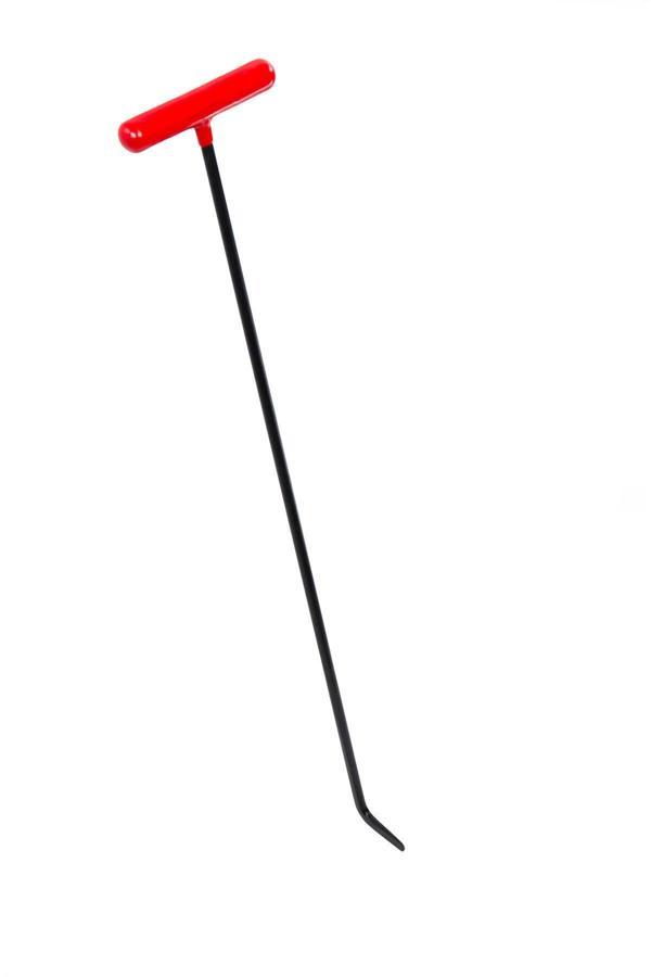 Safi 70 Cm 10 Mm Çap Tek Kıvrımlı Yassı Uçlu Boyasız Göçük Düzeltme Çubuğu - S3-06, Pdr Çubuk - Image 1