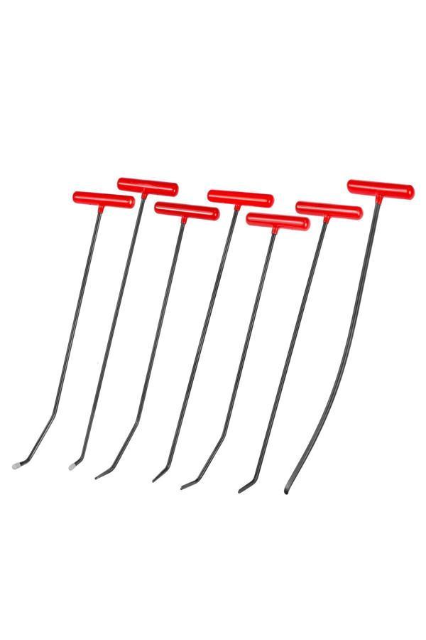 Safi 60 Cm 8 Mm Çap 7'Li Boyasız Göçük Düzeltme Çubuk Seti, Pdr Çubuk Seti - Image 1