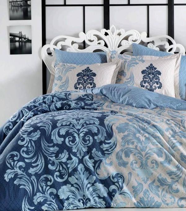 Hobby Çift Kişilik Poplin Nevresim Mirella Royal - Image 1
