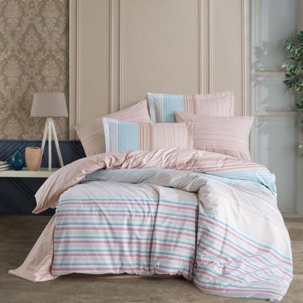 Hobby Çift Kişilik Poplin Nevresim Trella Turkuaz - Image 1