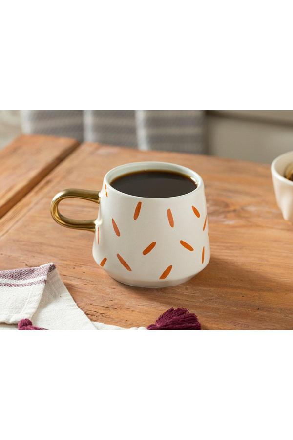Apaz Stoneware Kupa 350 Ml Turuncu - Image 1