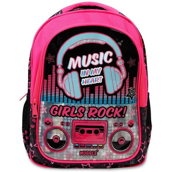 Muggle Okul Çantası Music Siyah Mu-7143 - Image 1