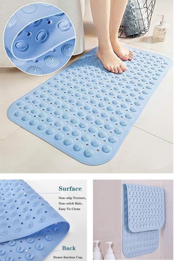 Geldimicom Vantuzlu Masajlı Banyo Duş Kaydırmaz Paspas Duşakabin Paspası. Ayak Kaydırmaz 40*80Cm - Image 1