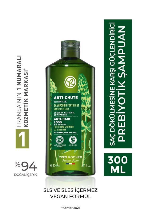 Yves Rocher Saç Dökülmesine Karşı (Anti-Chute) Güçlendirici Prebiyotik Şampuan - Vegan-300 Ml - Image 1