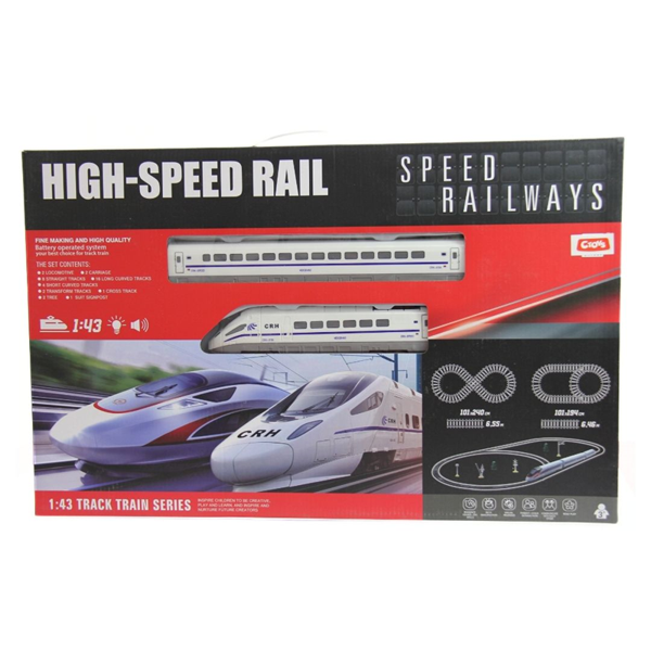 Ctoys Pilli Oyuncak Hızlı Tren Seti 38 Parça 1801B-15 - Image 1