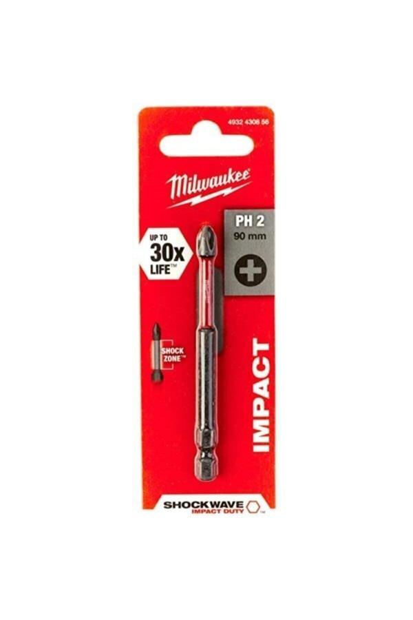 MİLWAUKEE Bits Uç Matkap Ucu Tornavida Ucu Vidalama Ucu Ph2-90mm - Image 1