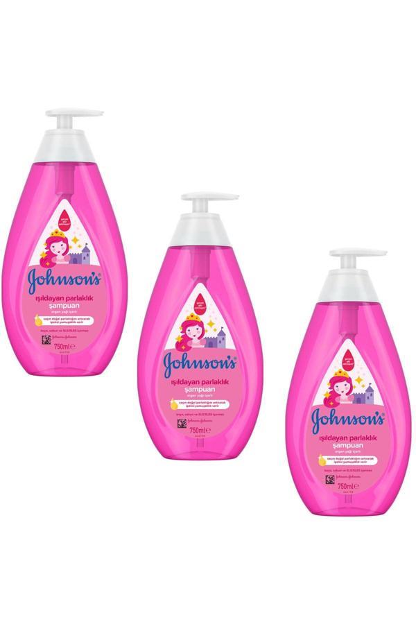 Johnsons Baby Işıldayan Parlaklık Şampuan 750 Ml 3 Adet - Image 1