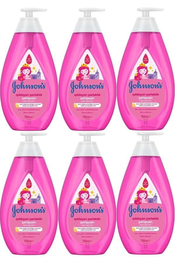 Johnson´s Baby Johnsons Baby Bebek Şampuanı 750ml Işıldayan Parlaklık 6 Lı Set - Image 1