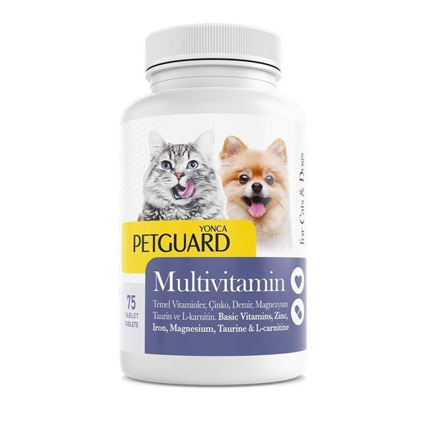 Petguard Multivitamin Kedi Köpek 75Gr 75 Tablet - Image 1