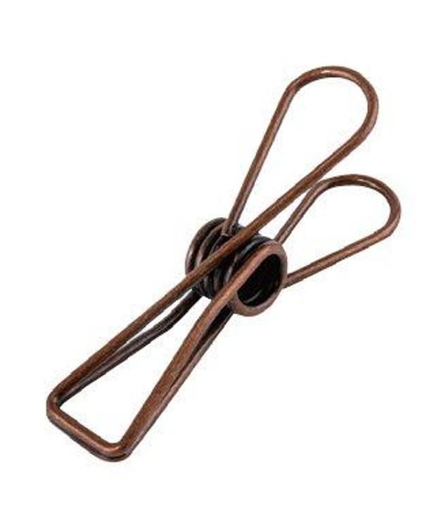 Kayigo Tiny Paslanmaz Çelik  Mini Mandal Onikili - Bakır - Image 1