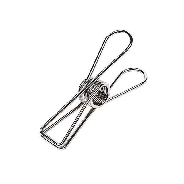 Kayigo Tiny Paslanmaz Çelik  Mini Mandal Onikili - Metalik Gri - Image 1