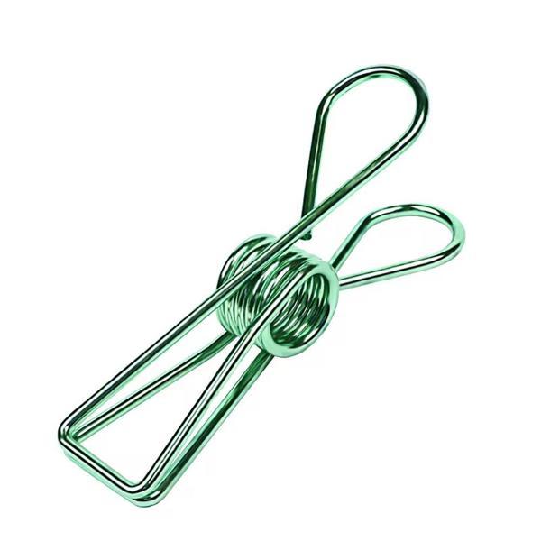 Kayigo Tiny Paslanmaz Çelik  Mini Mandal Onikili - Yeşil - Image 1