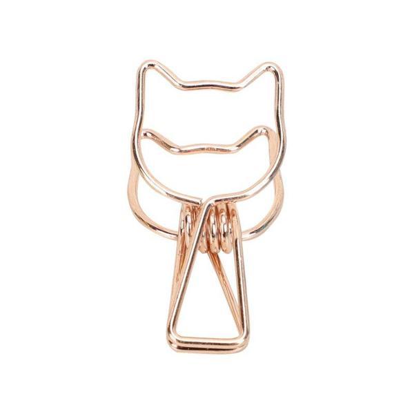 Kayigo Tiny Paslanmaz Çelik Kedi Klips Altılı -Rose - Image 1